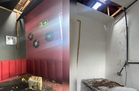 Prejuízo de R$ 5 mil: Veja como ficou estabelecimento após invasão em Cascavel