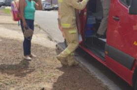 Criança é atingida por portão e sofre ferimentos nas costas em Cascavel