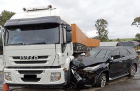 Vereador de Cascavel se envolve em acidente de trânsito na BR-277, em Prudentópolis