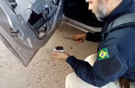 PRF apreende mais de 21 kg de haxixe marroquino escondidos em carro na BR-163 em Guaíra