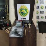 Imagem relativa a PM prende suspeitos de roubo, recupera carro e objetos da vítima no Sudoeste do Paraná