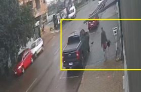 Vídeo mostra audácia de ladrão que retorna para terminar o que começou em Cascavel