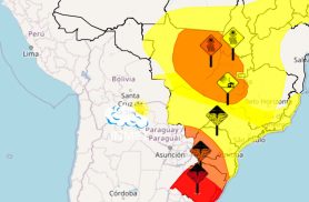 Seca, tempestade e vendaval: confira avisos do Inmet para esta quinta Seca, tempestade e vendaval: confira avisos do Inmet para esta quinta