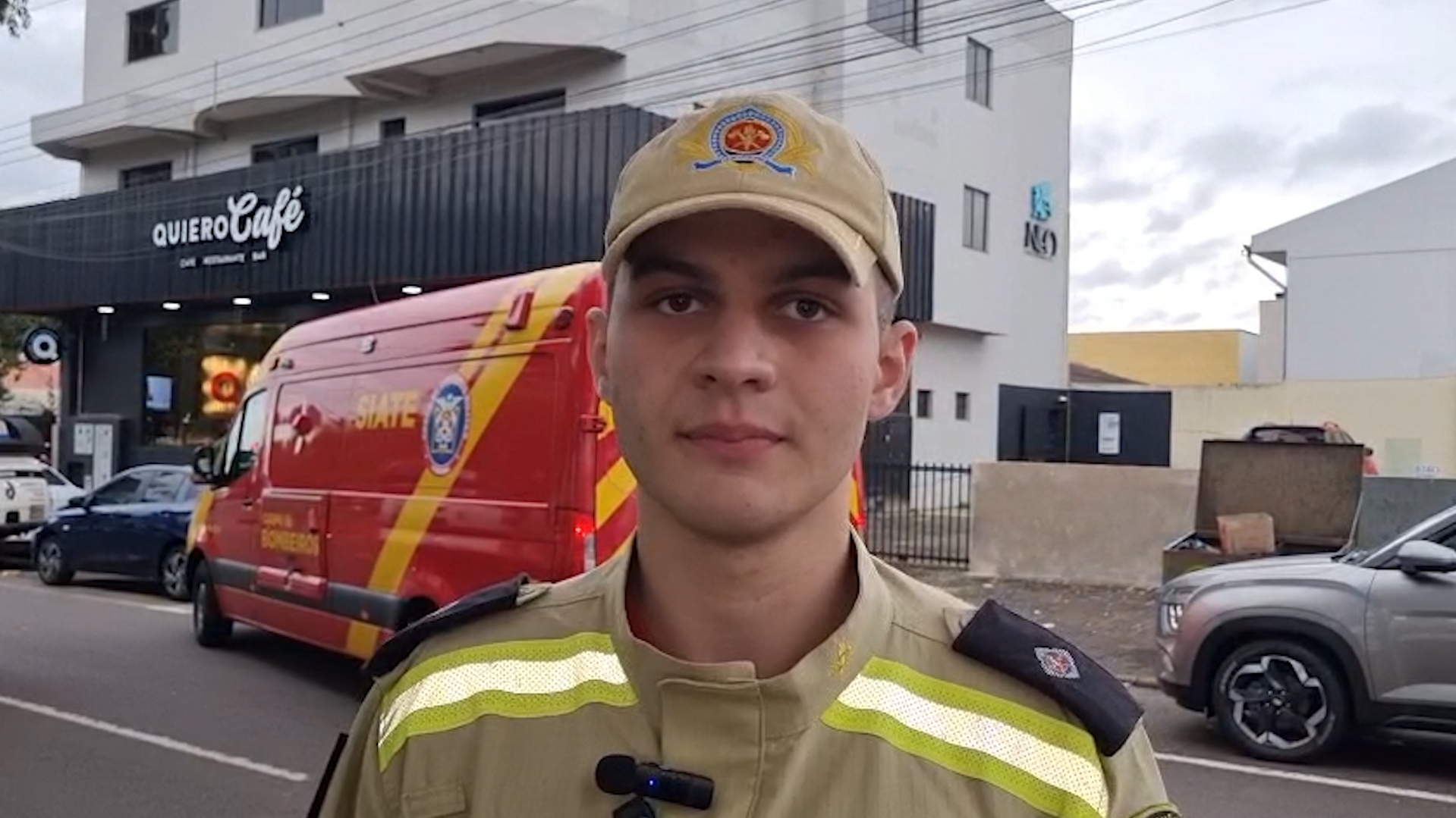 “Motorista diz que passou mal nos momentos que antecederam o acidente”, relata oficial dos Bombeiros