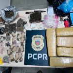 Imagem relativa a PCPR e PMPR apreendem mais de cinco quilos de drogas durante operação em Guaratuba