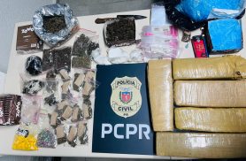 PCPR e PMPR apreendem mais de cinco quilos de drogas durante operação em Guaratuba