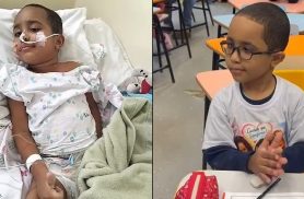 Conheça o menino que retirou câncer cerebral e é considerado ‘milagre’ em escola de Cascavel