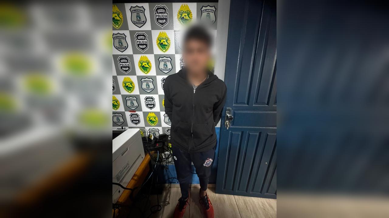 Guarda Municipal prende homem suspeito de agredir gestante em Foz do Iguaçu Imagem referente a Guarda Municipal prende homem suspeito de agredir gestante em Foz do Iguaçu