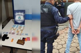 Guarda Municipal prende homem com cocaína e dinheiro trocado em Foz do Iguaçu