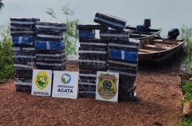 BPFRon, PF e Marinha apreendem mais de meia tonelada de maconha no Lago de Itaipu