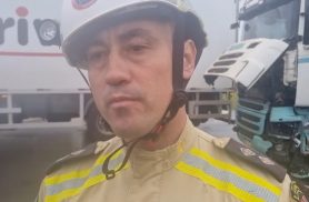 “Veículo estava prensado pelo caminhão”, afirma Bombeiro sobre grave acidente no Trevo Cataratas