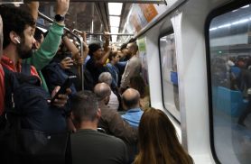 Trens e metrô adiantam horário de pico no Rio com previsão de ventania