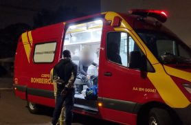 Colisão entre Uno e Biz deixa jovem ferido no Parque São Paulo
