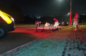Colisão entre duas motos deixa dois homens feridos no Bairro Tropical