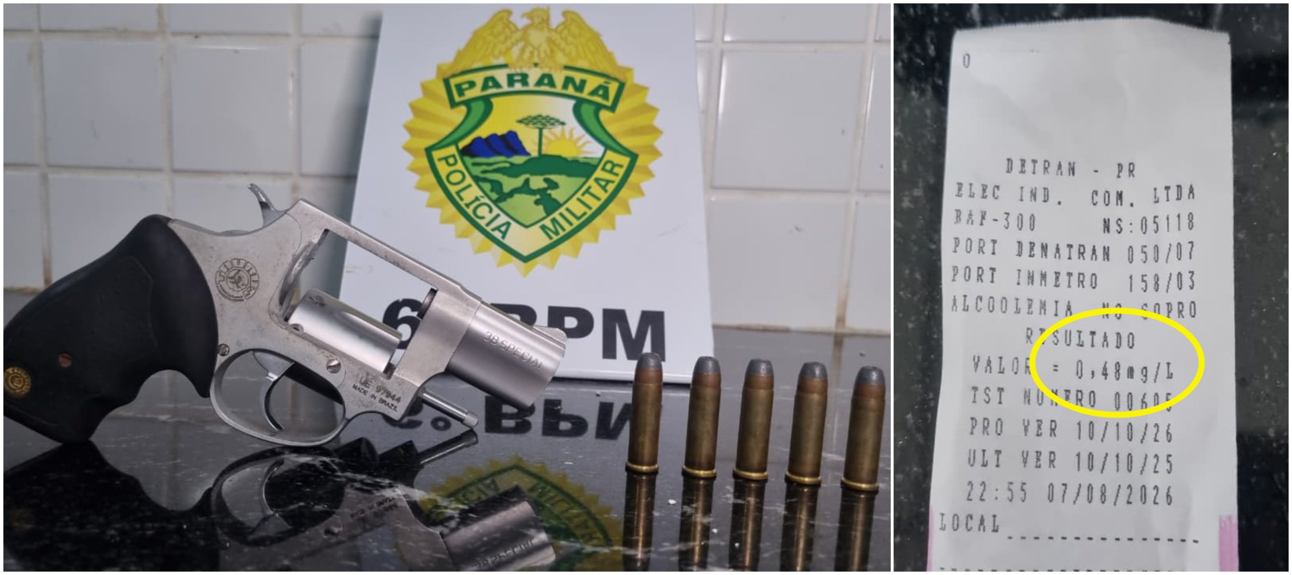 Homem detido após briga no Tropical estava armado e estava embriagado