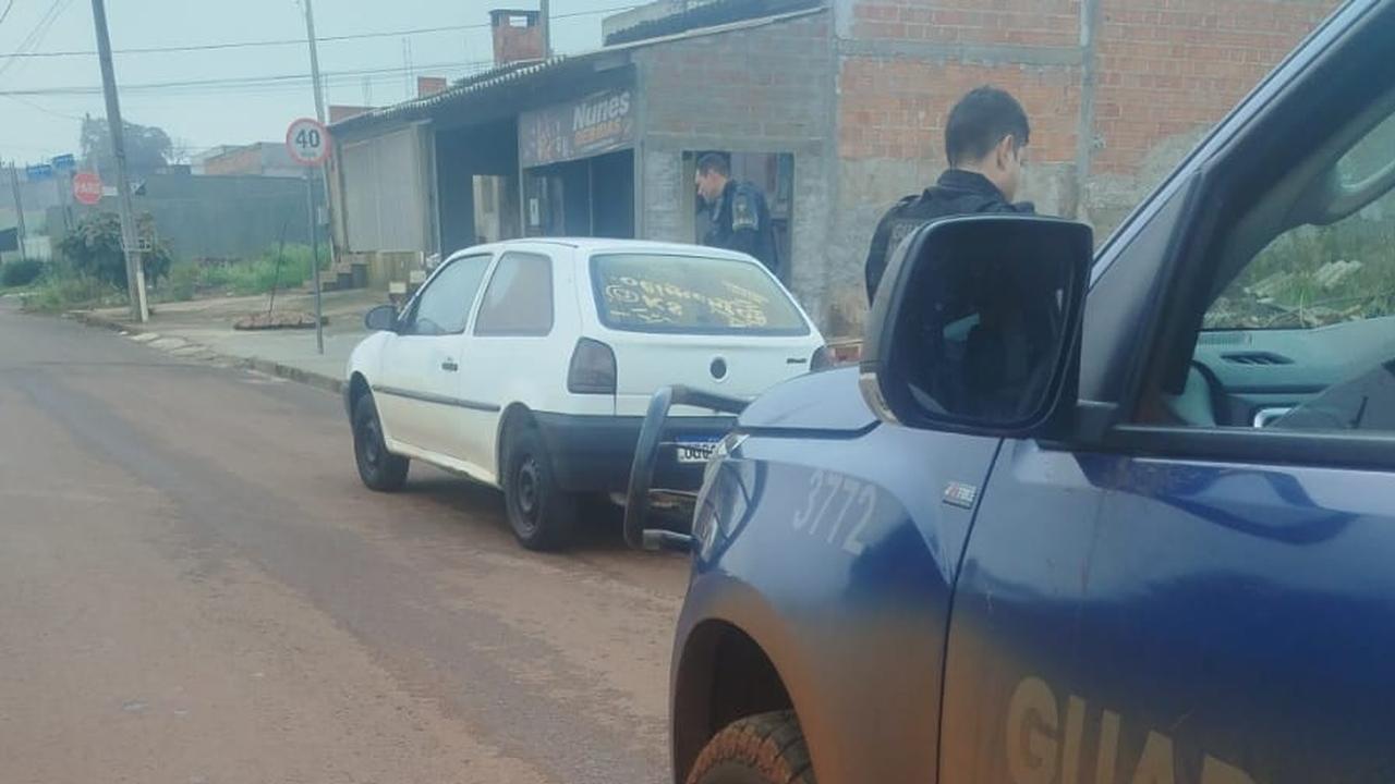 Gol roubado é localizado no Veneza pela Guarda Municipal Imagem referente a Gol roubado é localizado no Veneza pela Guarda Municipal