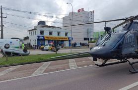 Resgate contra o tempo: Três pedestres ficam em estado grave após atropelamento Resgate contra o tempo: Três pedestres ficam em estado grave após atropelamento