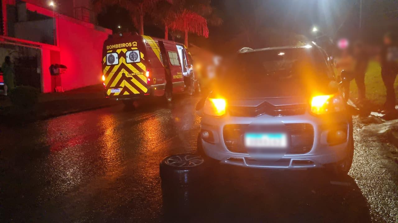 Forte colisão deixa mãe e filha feridas no Bairro Canadá