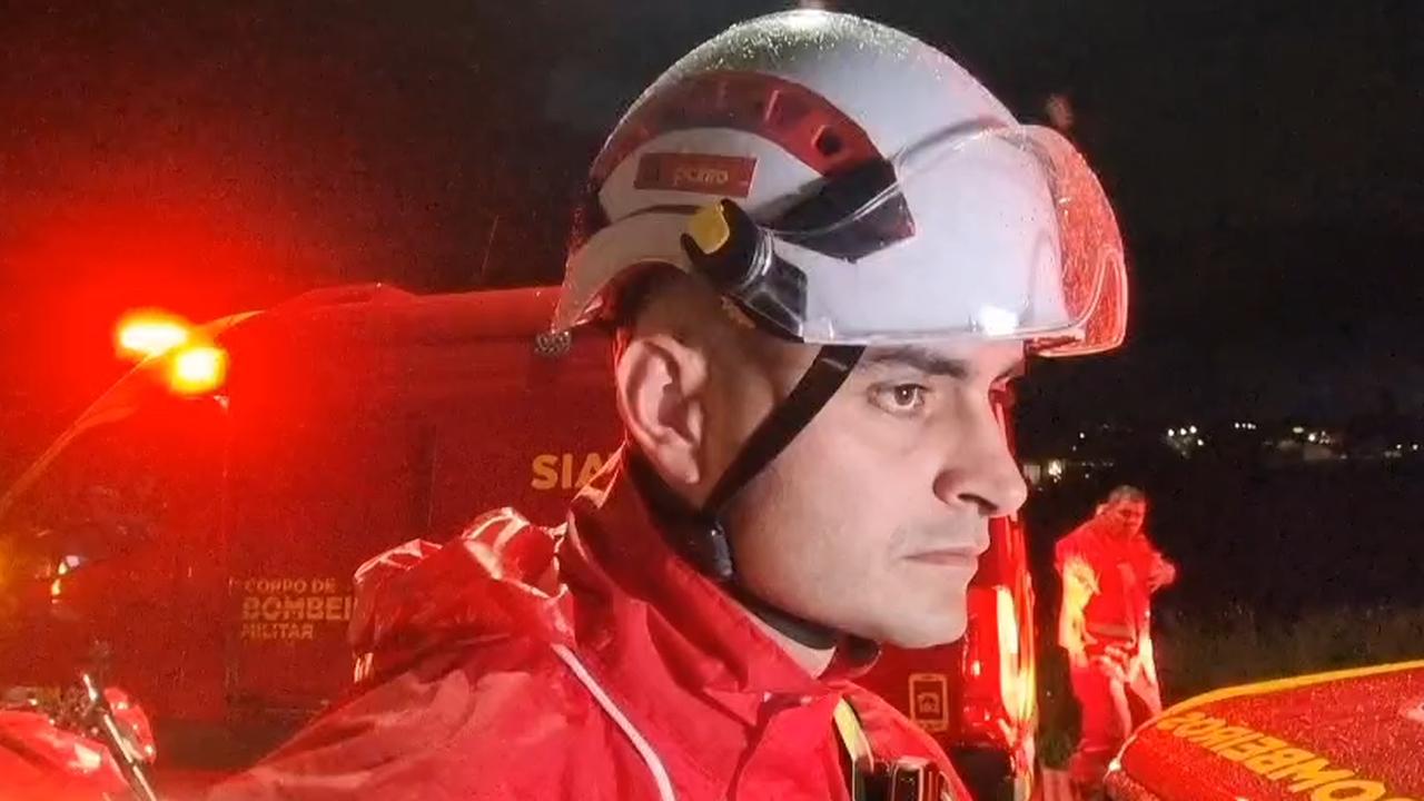 “Infelizmente são pessoas que estão gravemente feridas”, diz bombeiro sobre vítimas de acidente no Santo Inácio