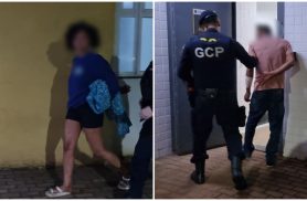 Casal é detido após briga e agressão em bar próximo à UPA Brasília, em Cascavel Casal é detido após briga e agressão em bar próximo à UPA Brasília, em Cascavel