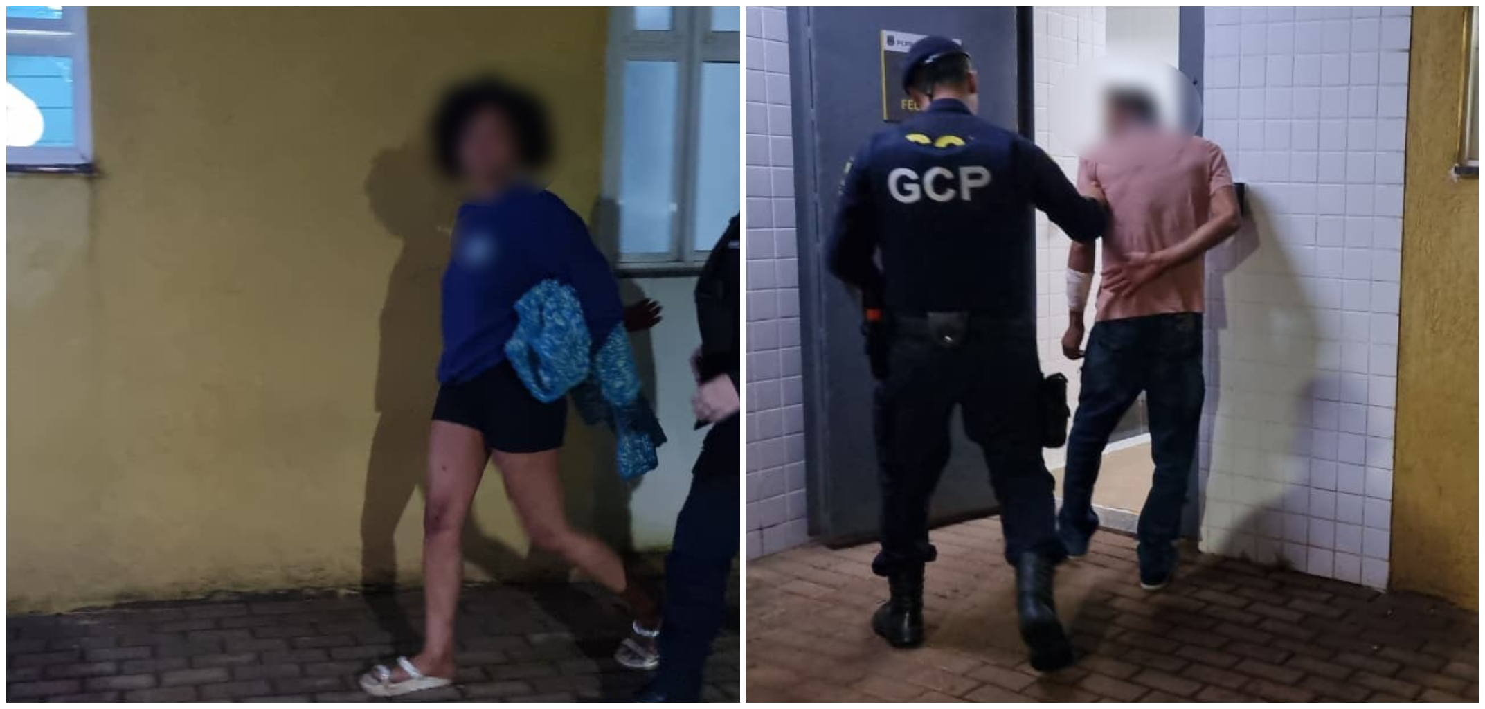 Casal é detido após briga e agressão em bar próximo à UPA Brasília, em Cascavel