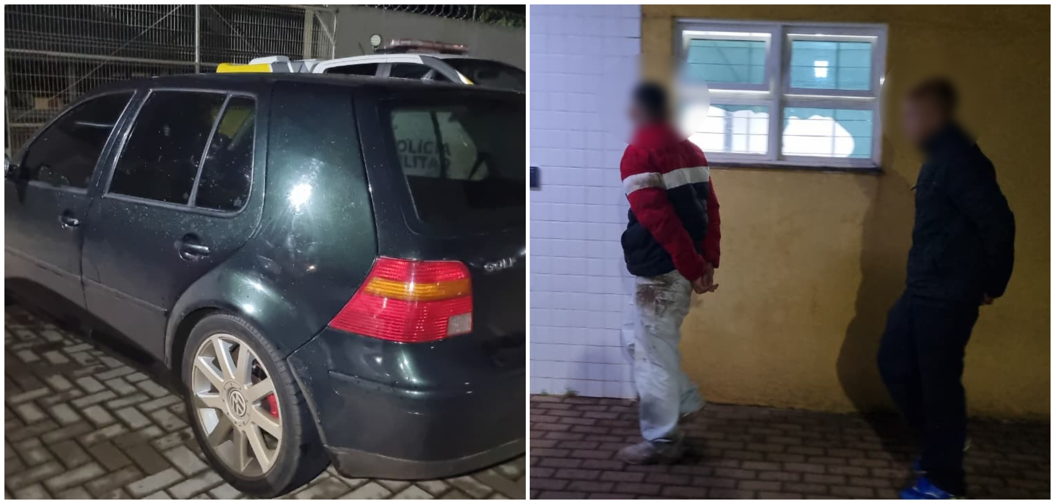 Menor é apreendido e jovem detido após roubo de veículo no Floresta