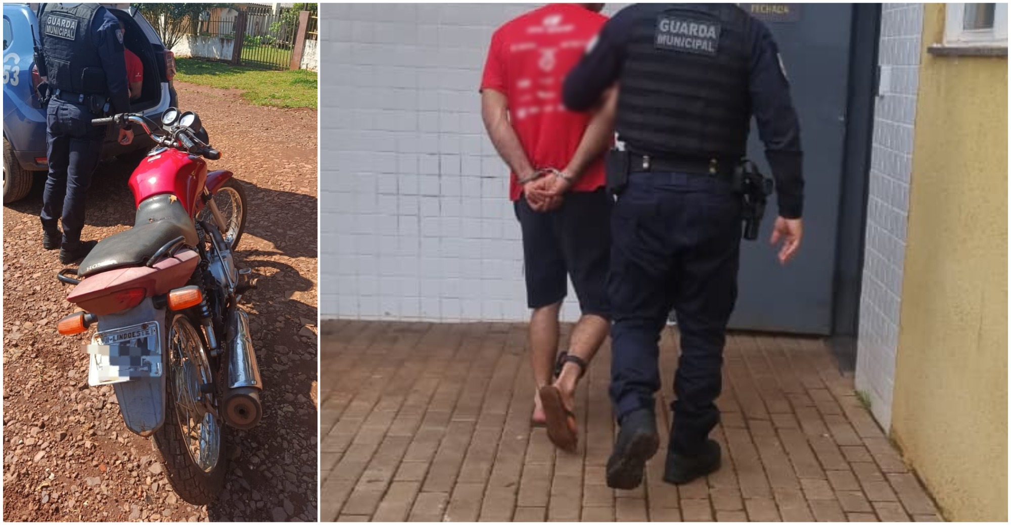 Homem com tornozeleira eletrônica é detido com moto furtada no Distrito de São João
