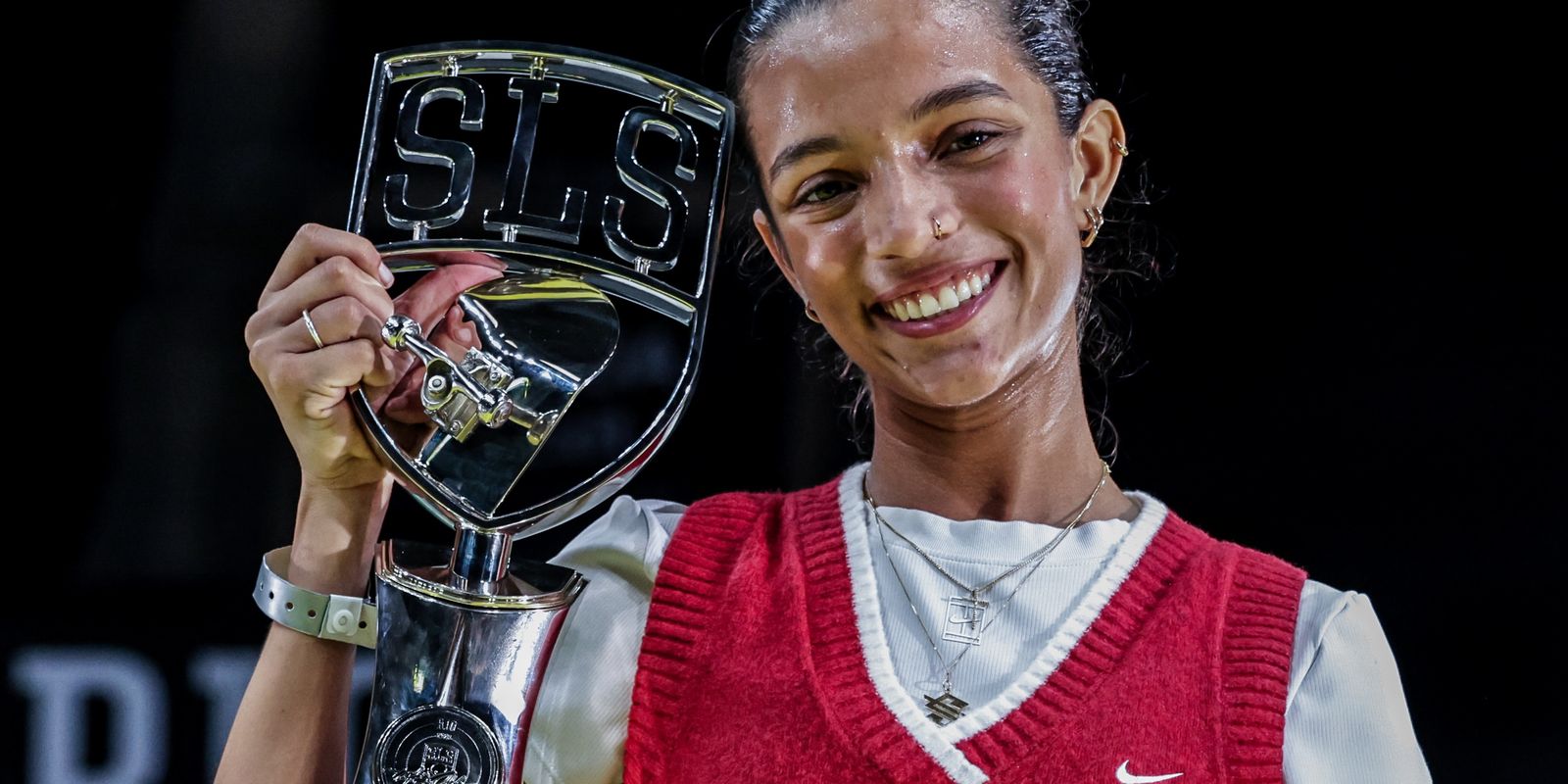 Imagem referente a Rayssa é campeã da etapa carioca da Liga Internacional de Skate Street