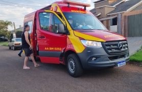 Homem sofre luxação no tornozelo enquanto brincava de bola com familiares em Cascavel