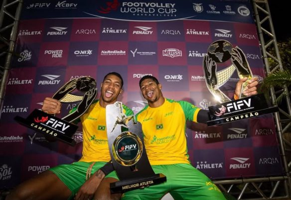Dupla brasileira é campeã do Circuito Mundial de Futevôlei em Cascavel