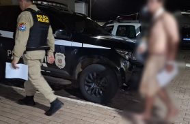 Homem é preso após resistir à abordagem e tentar pegar arma de policial