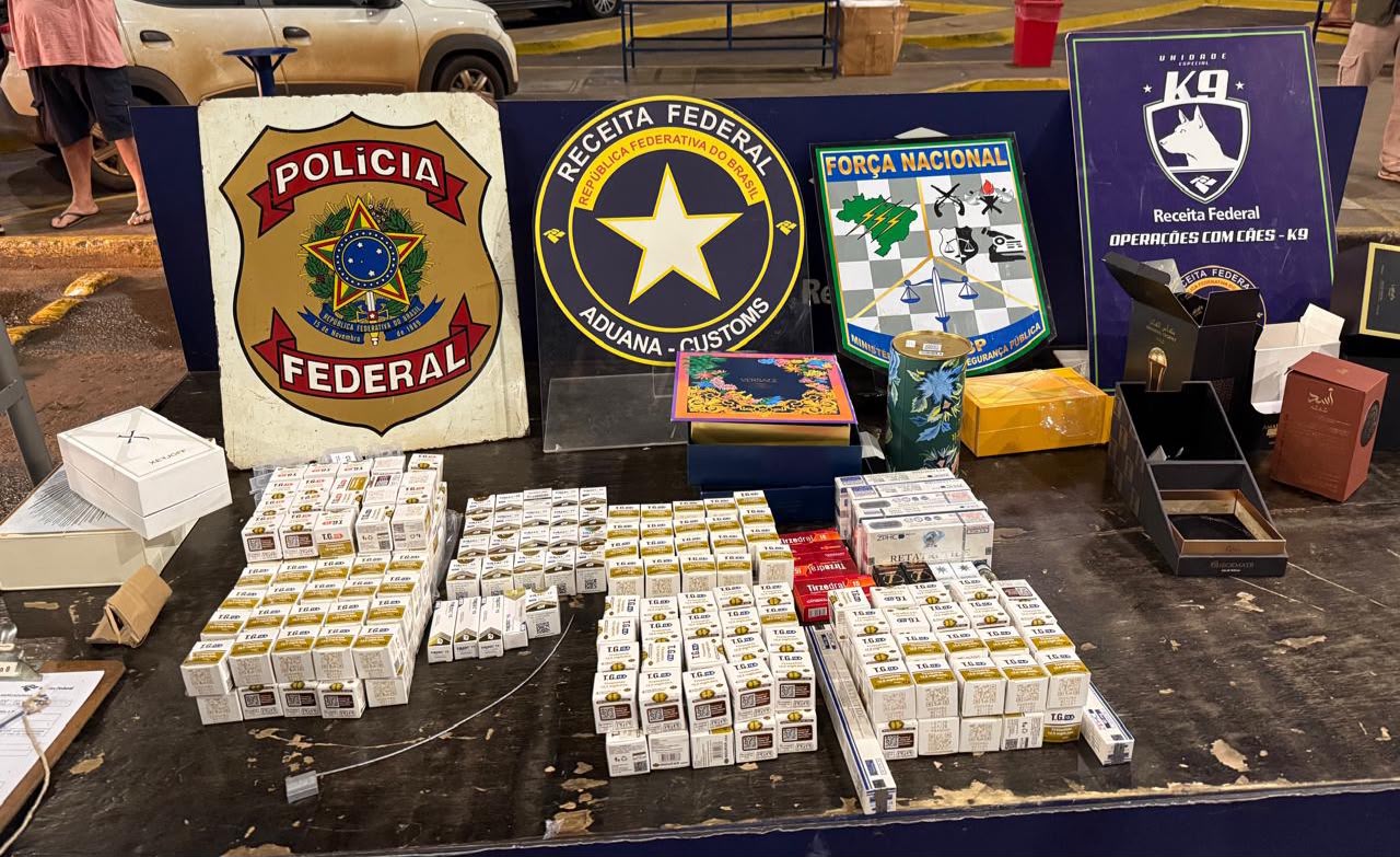 Receita Federal apreende mais de mil ampolas de medicamentos na Ponte Internacional da Amizade