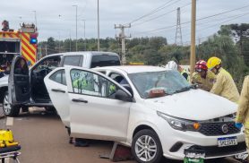 Grave acidente é registrado na rodovia BR-277, em Cascavel