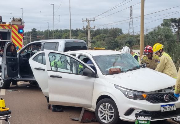 Grave acidente é registrado na rodovia BR-277, em Cascavel