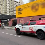 Imagem relativa a Trabalhador sofre queda de telhado e fica ferido no Centro de Curitiba