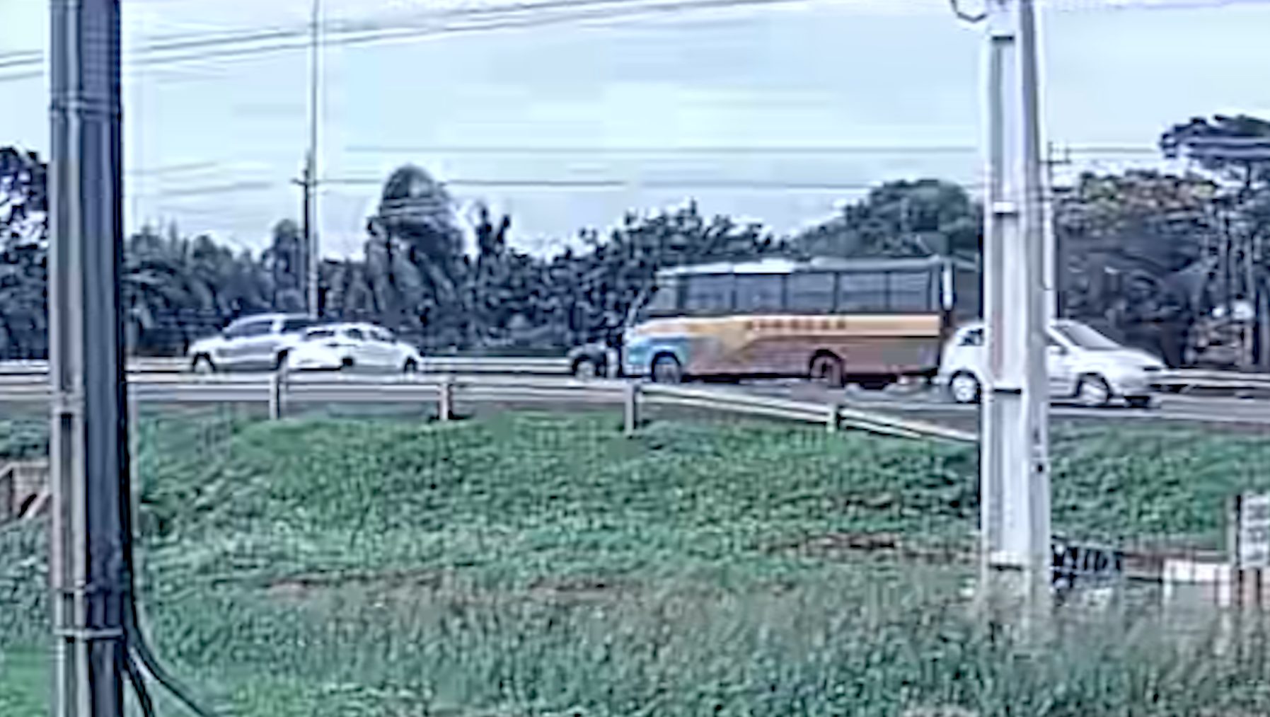 Vídeo registra grave acidente na BR-277, em Cascavel