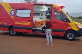 Jovem fica ferido em acidente de trânsito no Belmonte