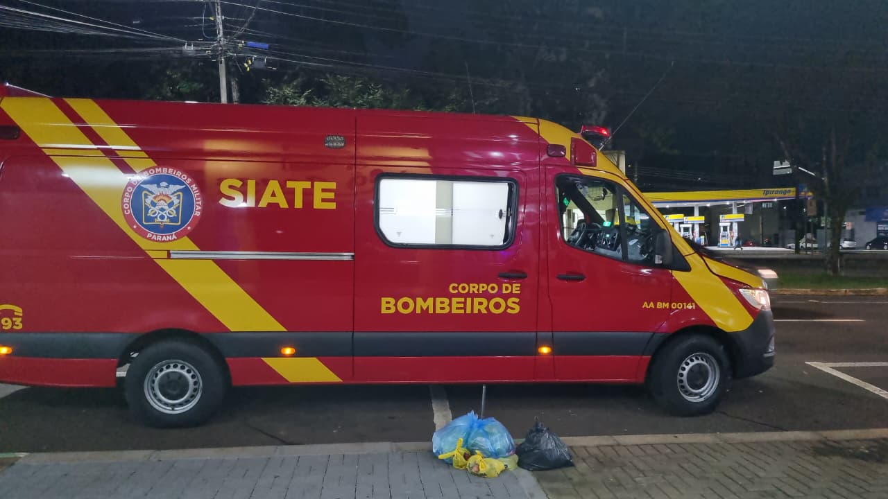 Adolescente de 13 anos sofre queda em escola e é encaminhada para atendimento médico em Cascavel