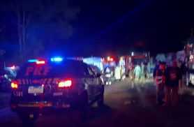 BR-277 segue bloqueada após confronto em Nova Laranjeiras; fila chega a 13 quilômetros