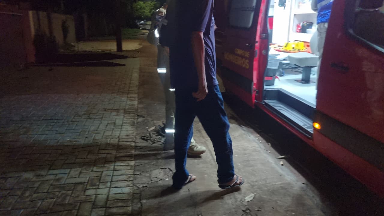 Homem fica ferido após cair de bicicleta no bairro Interlagos