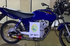 Motociclista sem CNH é abordado e moto irregular acaba recolhida em Formosa do Oeste