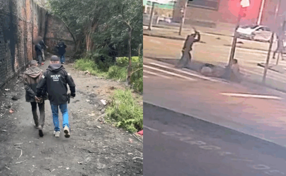 Homem suspeito de matar Laércio Maia de Lima a pauladas é preso no bairro Rebouças, em Curitiba