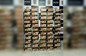 PCPR prende casal por contrabando de cigarros em Quedas do Iguaçu
