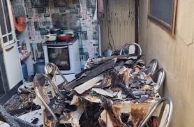 Depois do incêndio: veja o que sobrou da casa destruída pelo fogo no Cascavel Velho