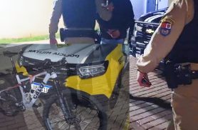 PM recupera em Lindoeste bicicleta de R$ 23 mil roubada em Santa Catarina