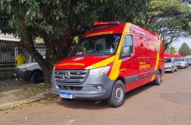 Homem sofre fratura na perna após sofrer queda dentro de residência em Cascavel