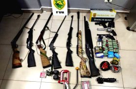 Polícia Civil prende três suspeitos de abastecer mercado ilegal de armas e munições em Quedas do Iguaçu