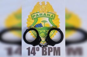 Polícia Militar cumpre mandado de prisão no bairro Vila Portes, em Foz do Iguaçu