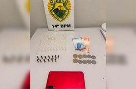 Polícia Militar prende dois homens por tráfico de drogas e apreende cocaína em São Miguel do Iguaçu