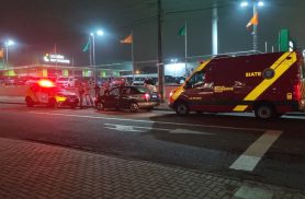 Acidente na Avenida Brasil deixa criança ferida